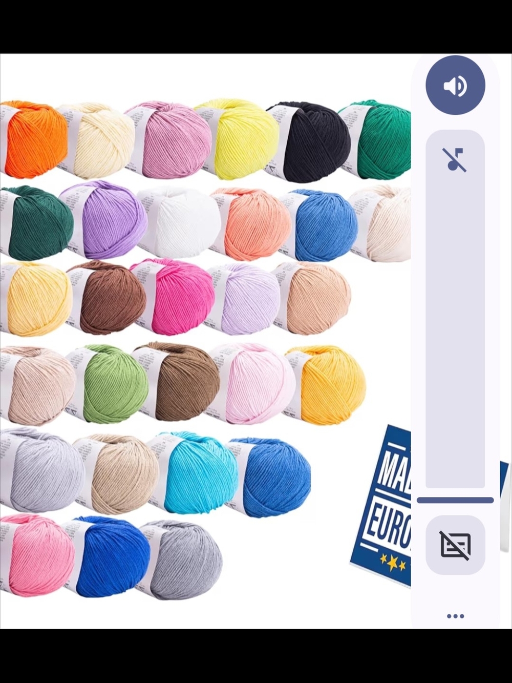 Assorted Multicolor Yarn Skeins - 30+ Bright & Pastel Shades